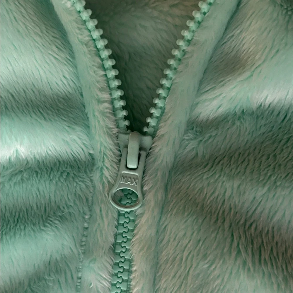 Mint Green Fleece Jacket - Picture 4 of 6